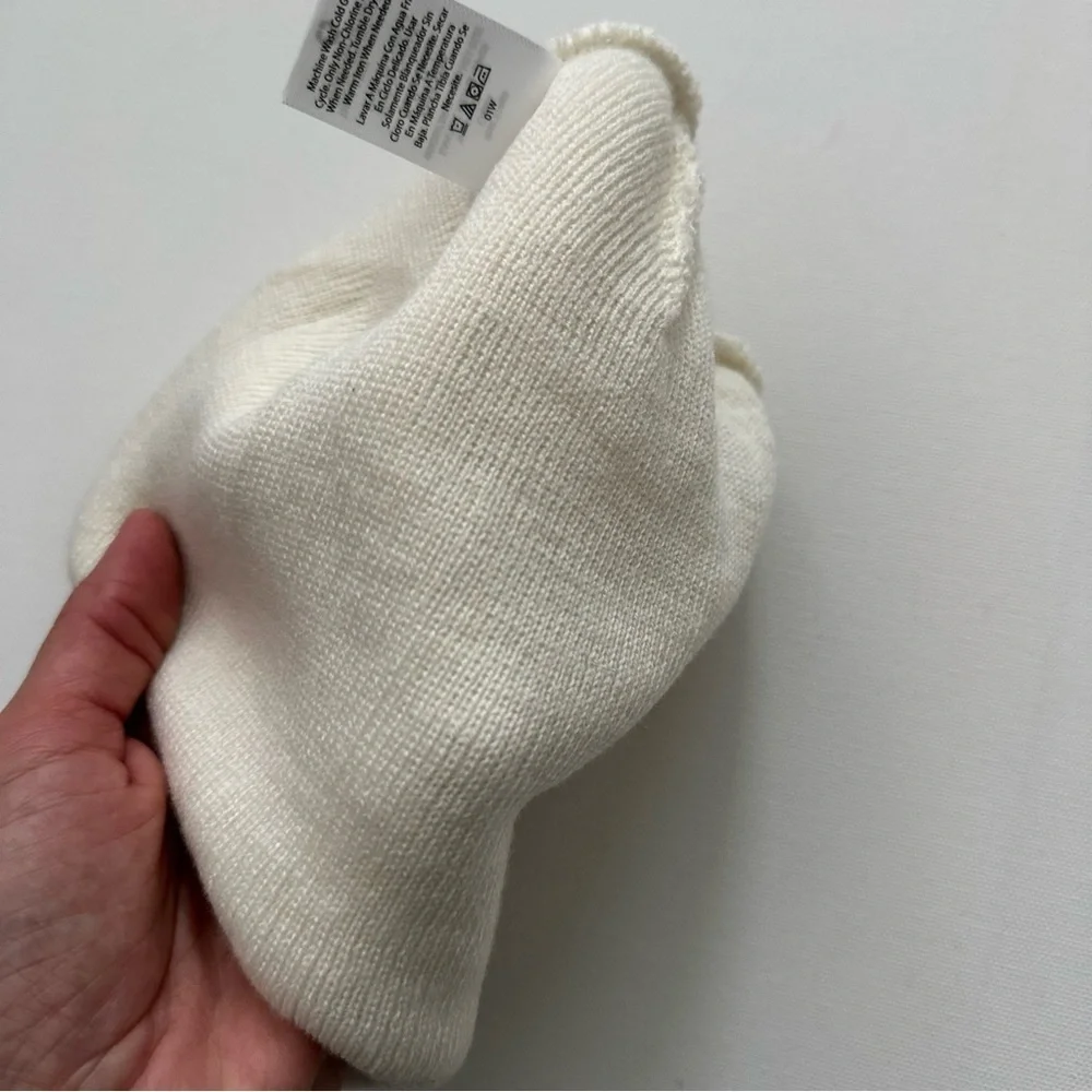 Cream Winter Hat ONE SIZE